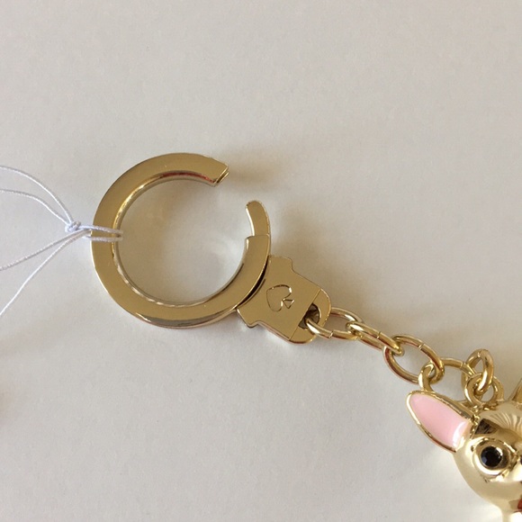 Kate Spade Chihuahua Dog Key Fob Keyring - Picture 8 of 8